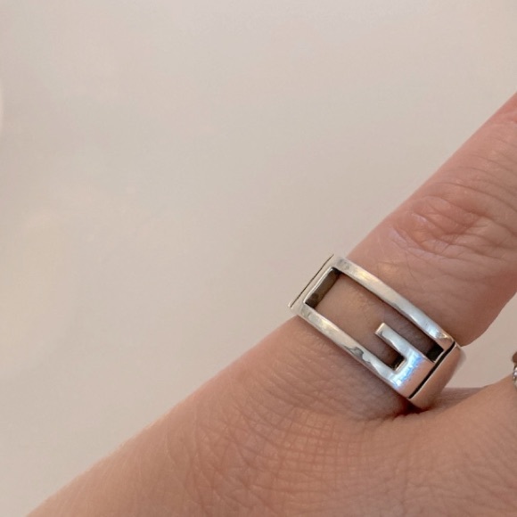 Auth Gucci Ring 925 Silver Size 5 - Picture 6 of 6